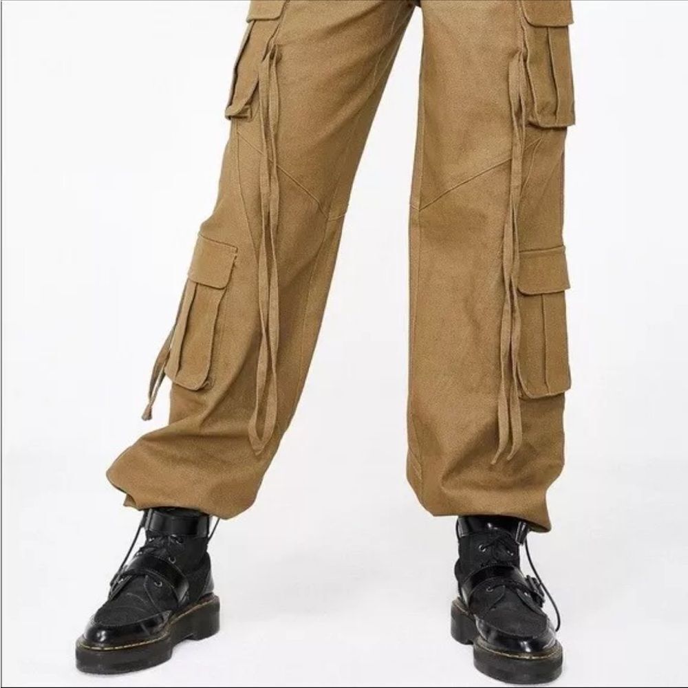 I.AM.GIA I am Gia baggy arm green cargo pants with Bow detail - Picture 12 of 16